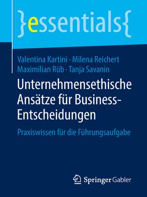 cover image of Unternehmensethische Ansätze für Business-Entscheidungen
